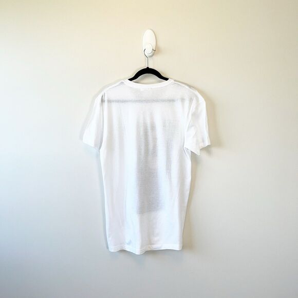 Mona Lisa Graphic T-Shirt Crew Neck Short Sleeve White Women's Size L/XL - Picture 2 of 7